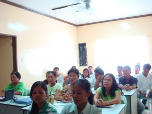 LOCAL TOUR GUIDING Seminar participants for Ubay Agri-tourism enterprises listen to lectures by BTO Tour guiding training pool. (PIA)