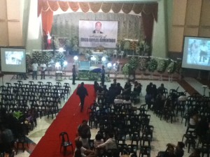 Close to midnight on January 4, the Bohol Cultural Center was still almost a festive atmosphere.