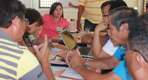 Tourism and investment officers of Baclayon, Bohol discuss with private sector and consultants to create an action plan for Baclayon’ cultural tourism plan last September 10-11.
