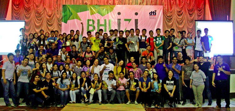 The participants, organizers and guests at the first Bohol Ideas to Contextualized Innovation Boot Camp.