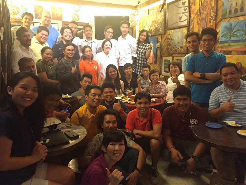 The participants of the Ideaspace Competition Roadshow in Bohol.