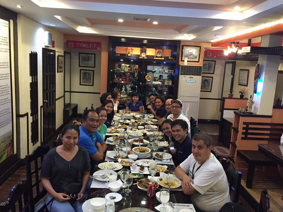 Fellowship dinner with the judges, mentors, organizers and sponsors.