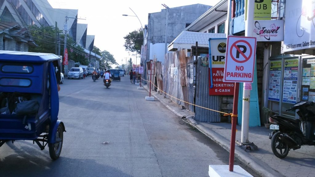 Signs now installed along Gallares Street would be even more effective with the implementation of a clamping ordinance that allows traffic enforcers to immobilize and tow vehicles from No Parking Zones. (NCC/PIA-7/Bohol)