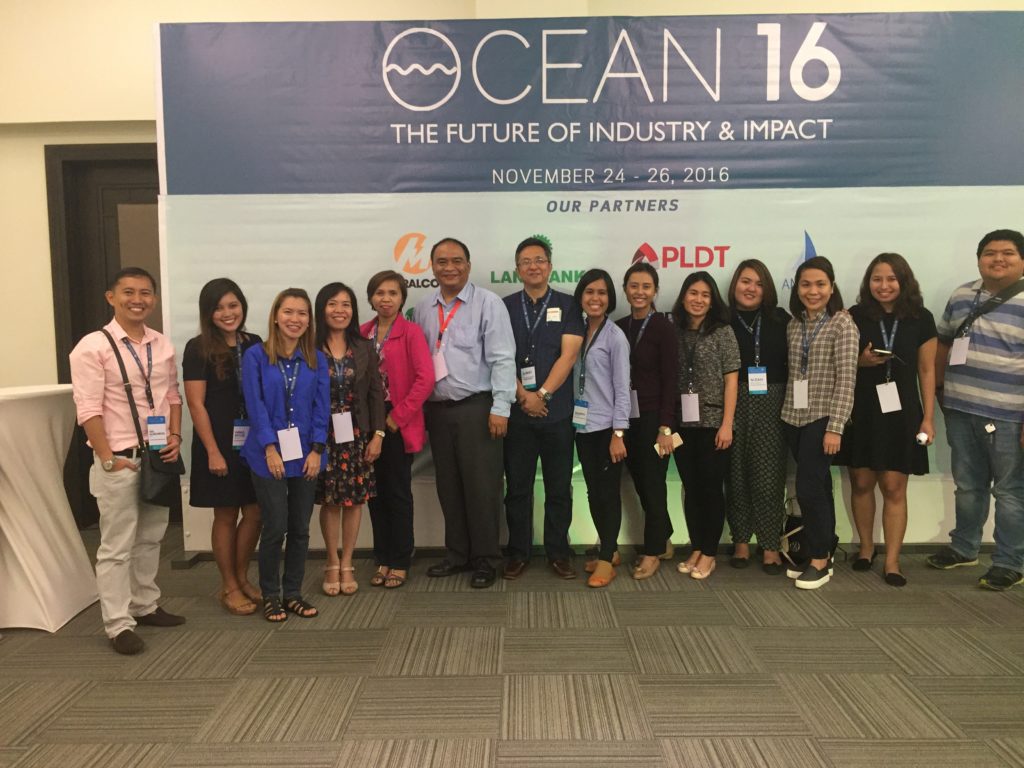 Some members of the Boholano delegation that joined the summit led by Bohol Chamber of Commerce and Industry President Engr. Al Uy (center).  The group is composed of the representatives of the provincial government, DTI, young entrepreneurs, BCCI board of trustees, BICTC officers.